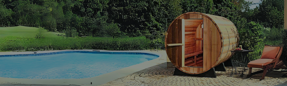 Cozy wooden home sauna for relaxation