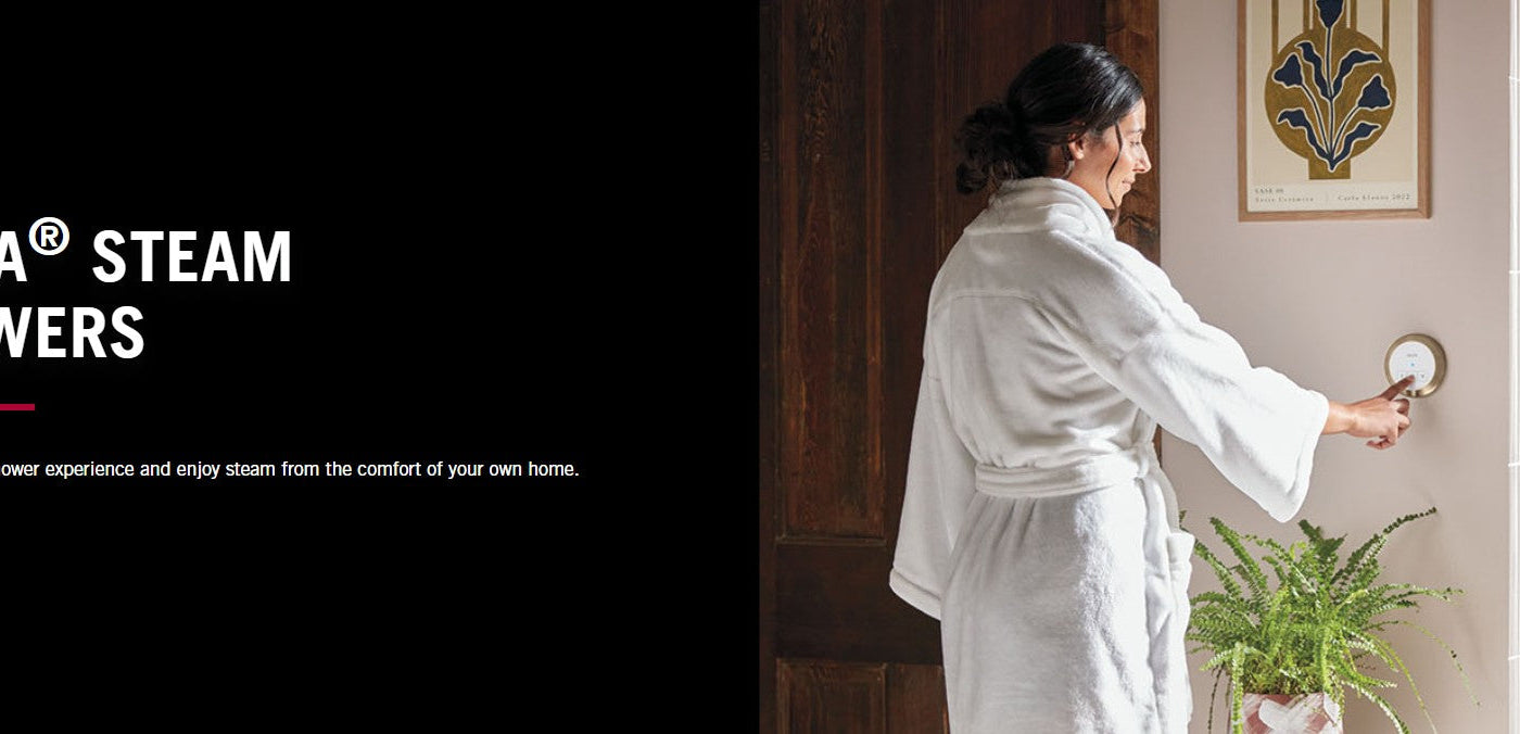 Premium Delta residential and commercial steam shower generators, control panels, and steam heads.