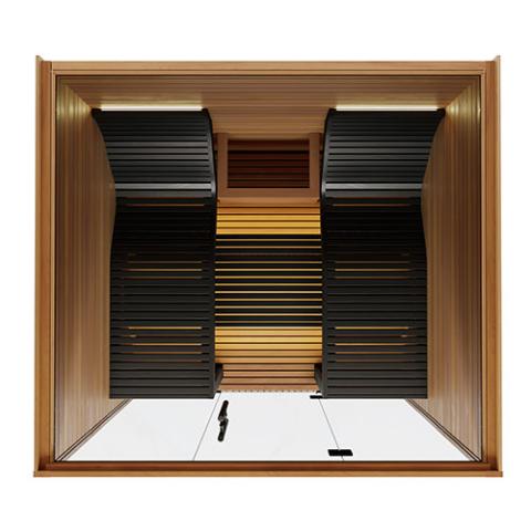 Auroom Relaxia 4 Person Indoor Sauna Kit - Thermo-Aspen