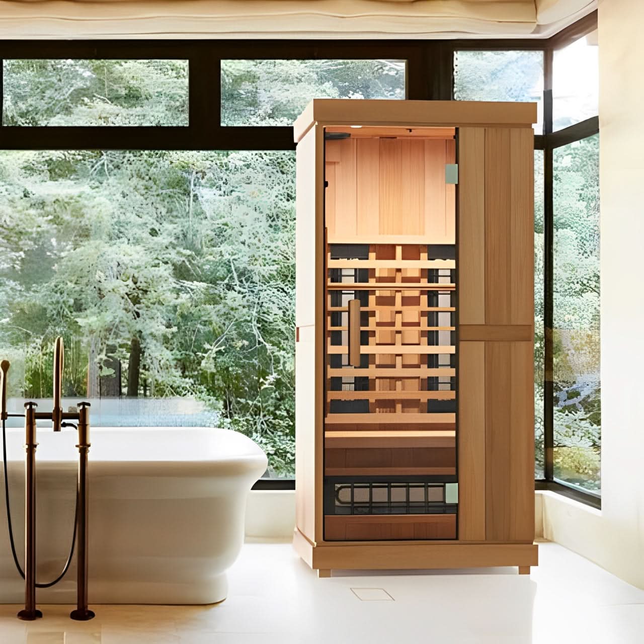 Finnmark Saunas Finnmark FD-1 Full-Spectrum 1 Person Infrared Sauna