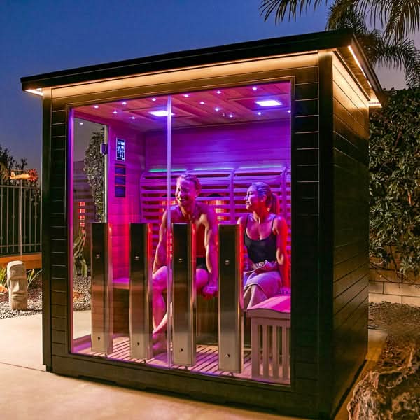 Sun Home Saunas Sun Home Luminar™ Outdoor 5-Person Full-Spectrum Infrared Sauna