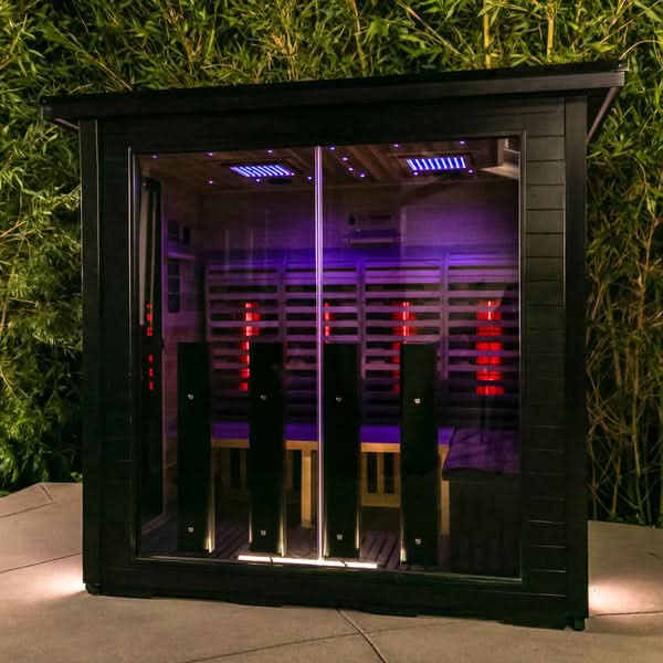 Sun Home Saunas Sun Home Luminar™ Outdoor 5-Person Full-Spectrum Infrared Sauna