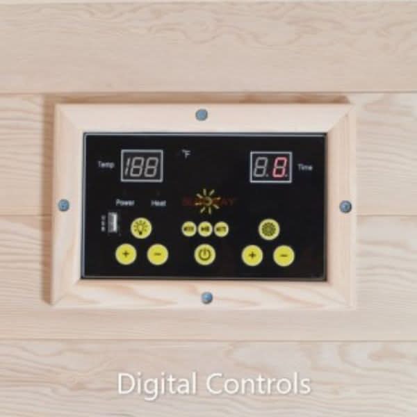 Sunray Saunas Sunray Sedona 1-2-Person Indoor Infrared Sauna