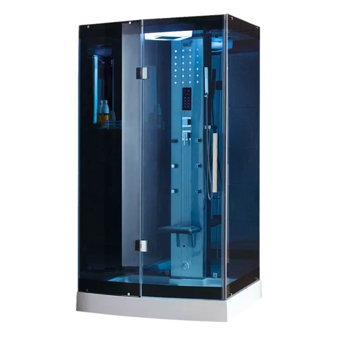 Mesa Showers Mesa WS-300A Steam Shower - 47"W x 35"D x 85"H (Blue Glass)