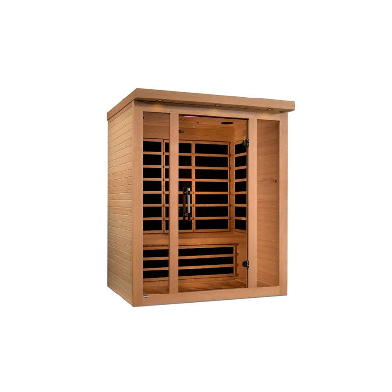 Golden Designs Saunas Golden Designs Dynamic Vila 3 Person Ultra Low EMF FAR IR Sauna (DYN-6315-02)