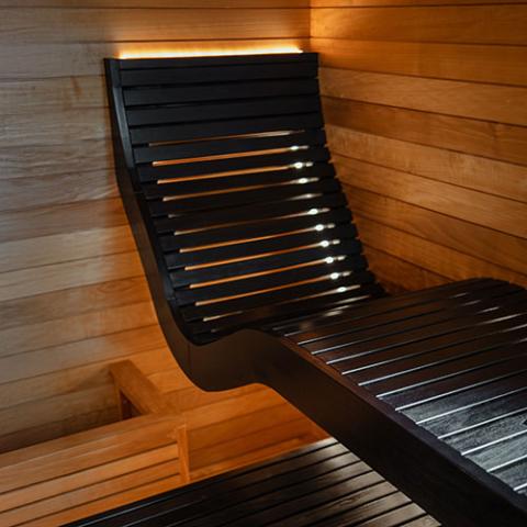 Auroom Relaxia 4 Person Indoor Sauna Kit - Thermo-Aspen