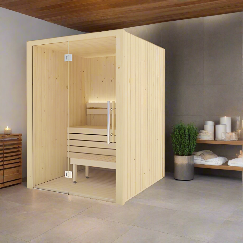SaunaLife Model X2 1-2 Person XPERIENCE Series Indoor Home Sauna