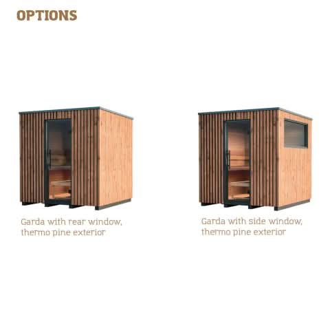 Auroom Saunas Auroom Garda 6 Person Modular Outdoor Cabin Sauna - Thermo-Pine