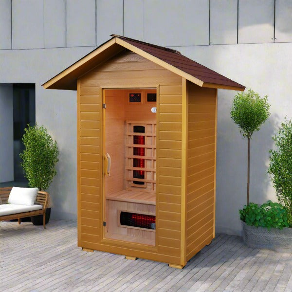 Sunray Saunas Sunray Burlington 2 Person Outdoor Infrared Sauna