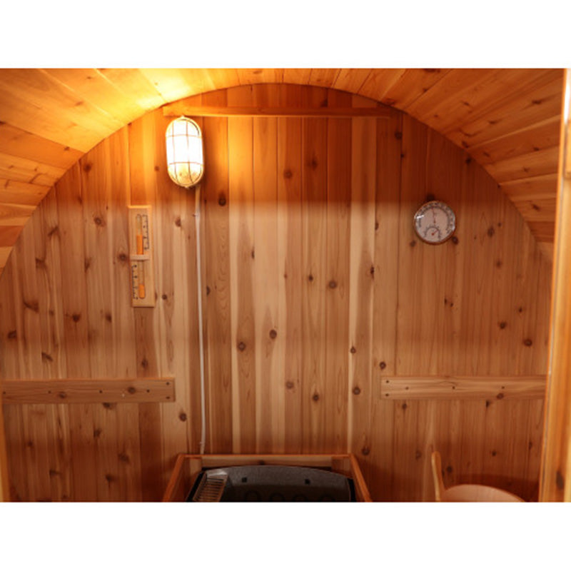 Sunray Traditional Saunas Sunray Aurora 2-4 Person Barrel Sauna