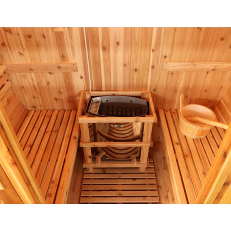 Sunray Traditional Saunas Sunray Solace 2 Person Barrel Sauna