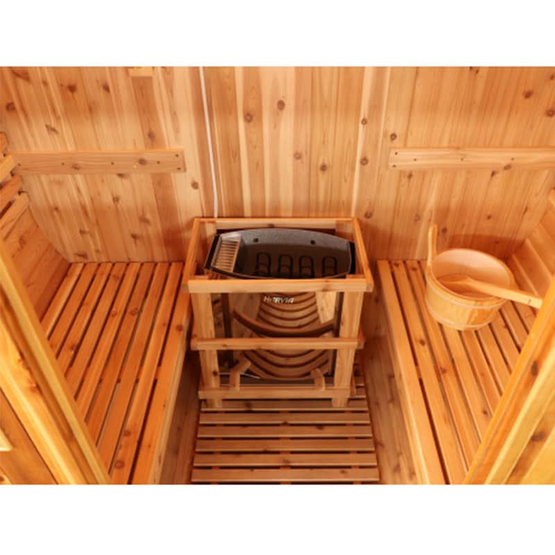 Sunray Traditional Saunas Sunray Solace 2 Person Barrel Sauna