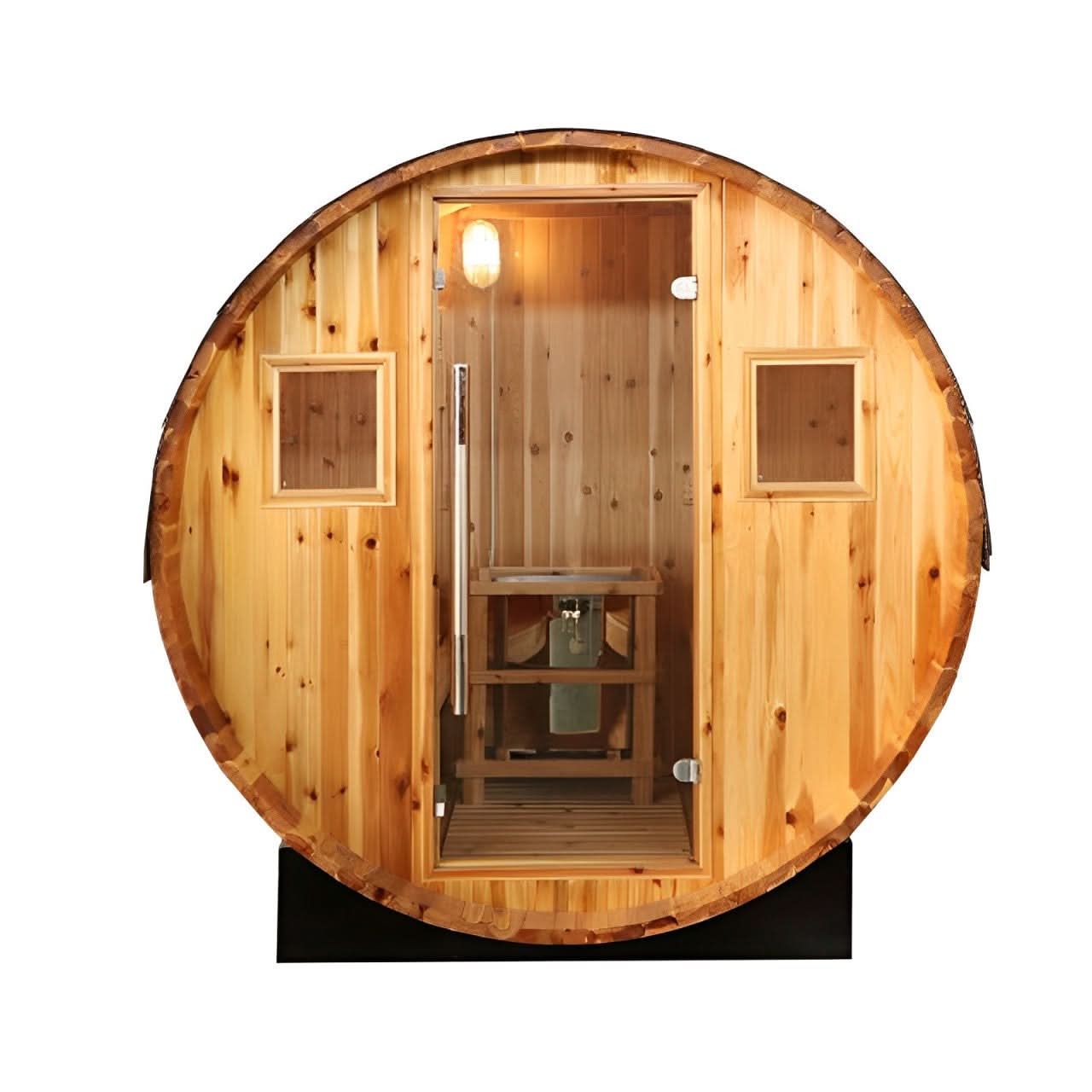 Sunray Traditional Saunas Sunray Solace 2 Person Barrel Sauna