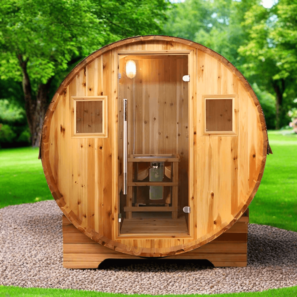 Sunray Traditional Saunas Sunray Solace 2 Person Barrel Sauna