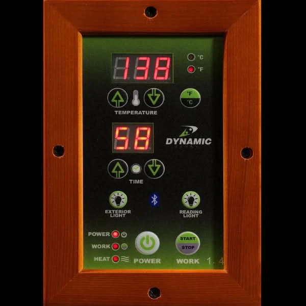 Golden Designs Saunas Golden Designs Dynamic "Venice" 2 Person Low EMF Far IR Sauna (DYN-6210-01)