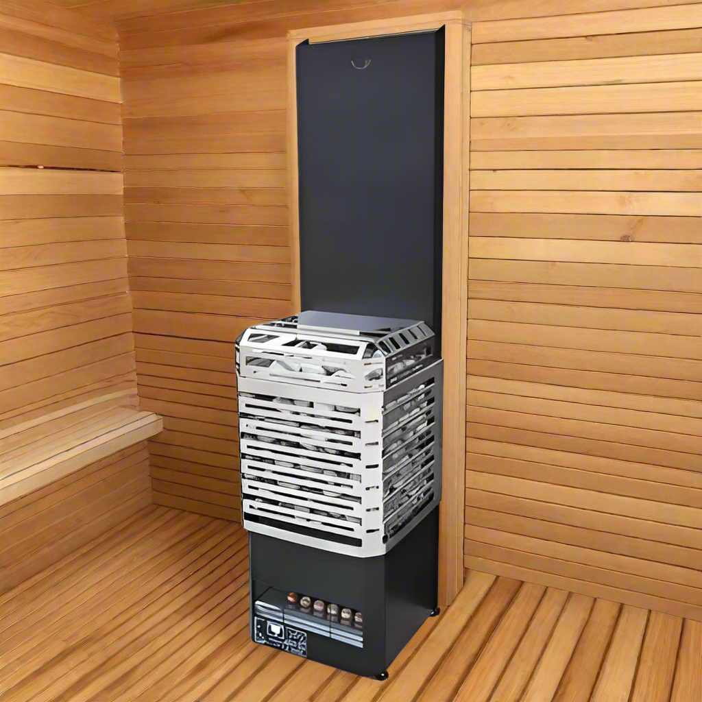 Saunum Heaters Saunum Air L 15 Series Sauna Heater w/Climate Equalizer, Stainless Steel