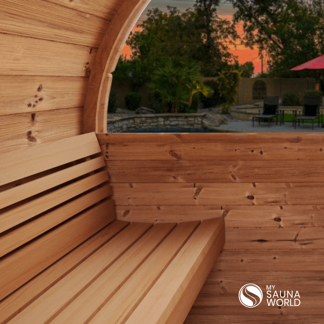 Forever Saunas Saunas Forever Saunas Thermally Treated 4-Person Sauna With Back Window - Ready to Ship!