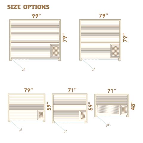Auroom Saunas Auroom Nativa Cabin Sauna Kit