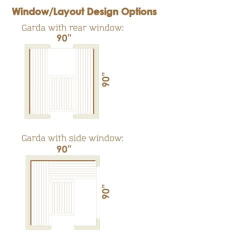 Auroom Saunas Auroom Garda 6 Person Modular Outdoor Cabin Sauna - Thermo-Pine