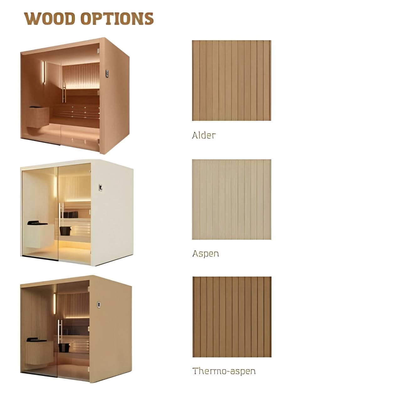 Auroom Saunas Auroom Libera Glass Cabin Sauna Kit