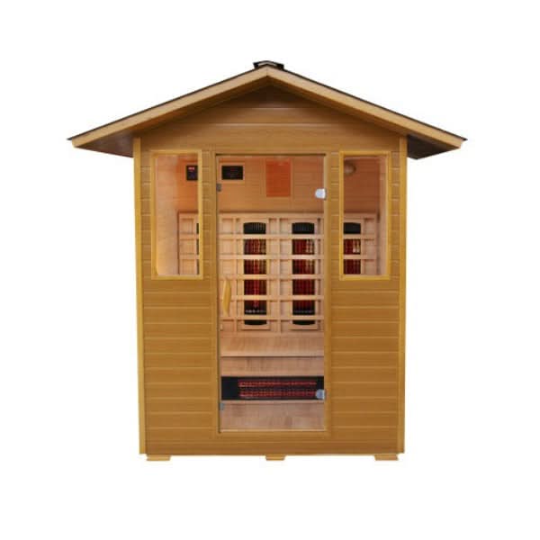 Sunray Saunas Sunray Grandby 3-Person Outdoor Infrared Sauna