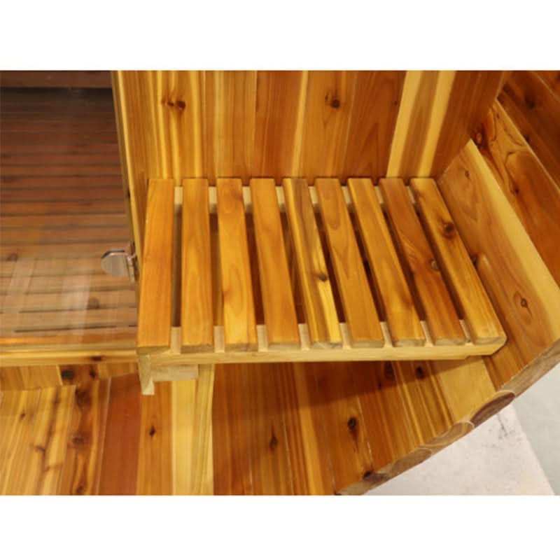 Sunray Traditional Saunas Sunray Oasis 2-4 Person Traditional Canopy Barrel Sauna