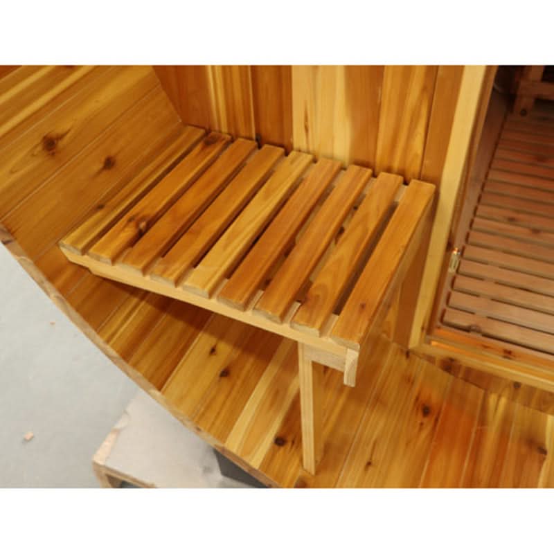 Sunray Traditional Saunas Sunray Oasis 2-4 Person Traditional Canopy Barrel Sauna