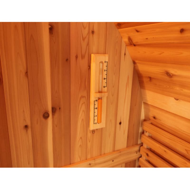 Sunray Traditional Saunas Sunray Oasis 2-4 Person Traditional Canopy Barrel Sauna