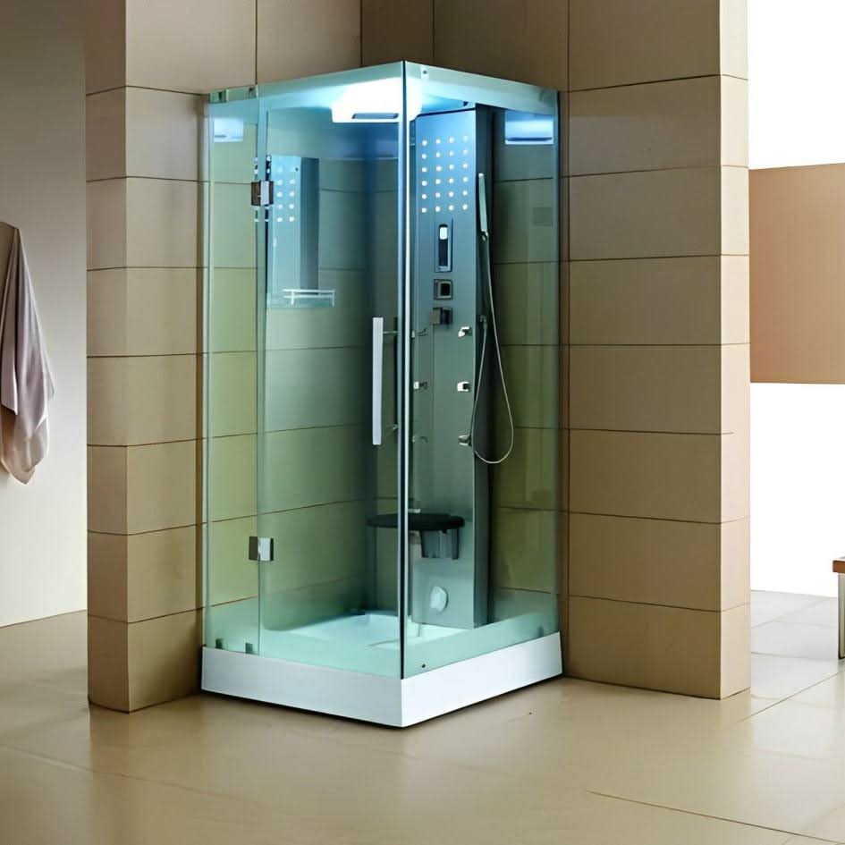 Mesa Showers Mesa WS-301 1 Person Walk-In Steam Shower - 36"L x 36"W x 85"H