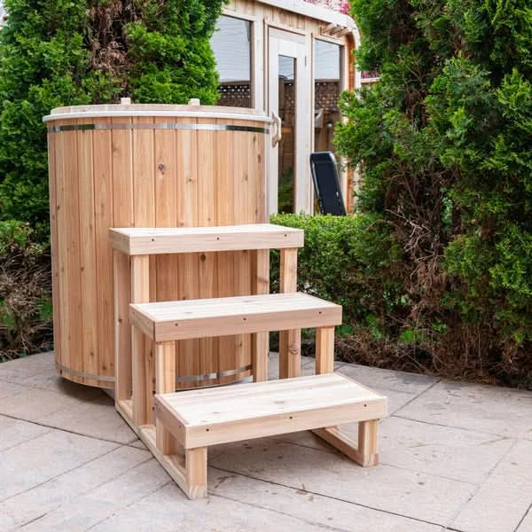 Forever Saunas Saunas Forever Saunas 6 person Thermally Treated Outdoor Barrel Sauna Detox Package