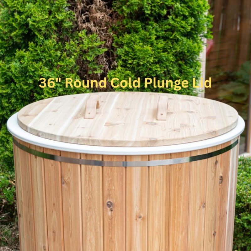 Dundalk LeisureCraft Cold Plunge Tubs Dundalk LeisureCraft The Arctic Cold Plunge Tub - Knotty Red Cedar