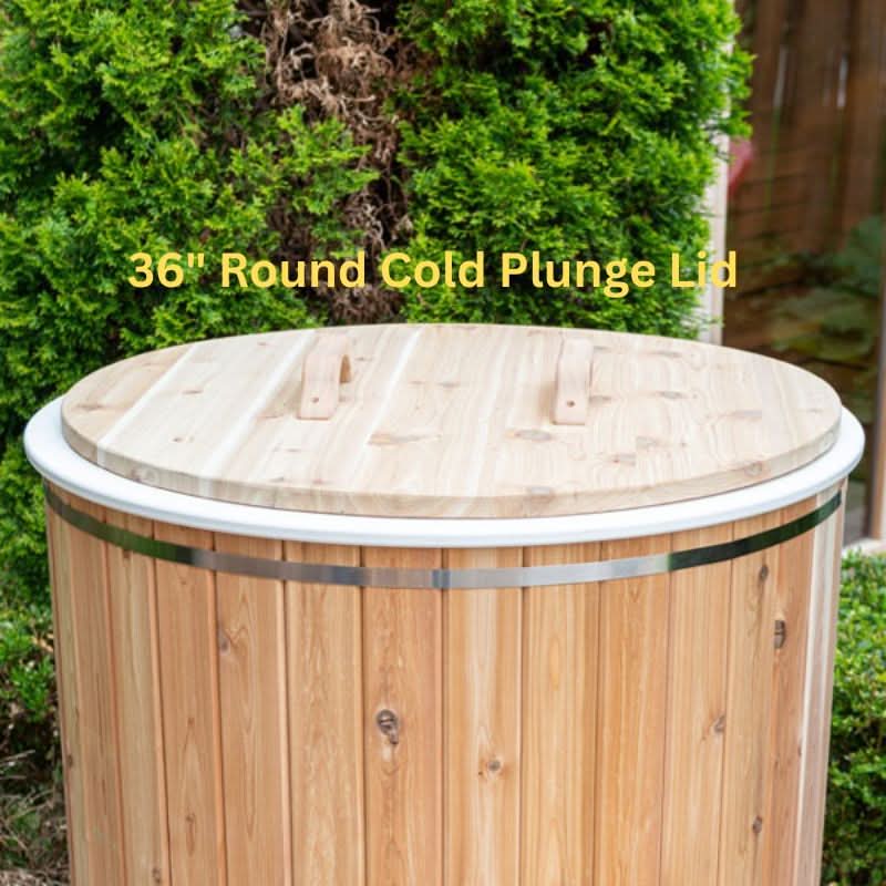 Dundalk LeisureCraft Cold Plunge Tubs Dundalk LeisureCraft The Arctic Cold Plunge Tub - Clear Red Cedar
