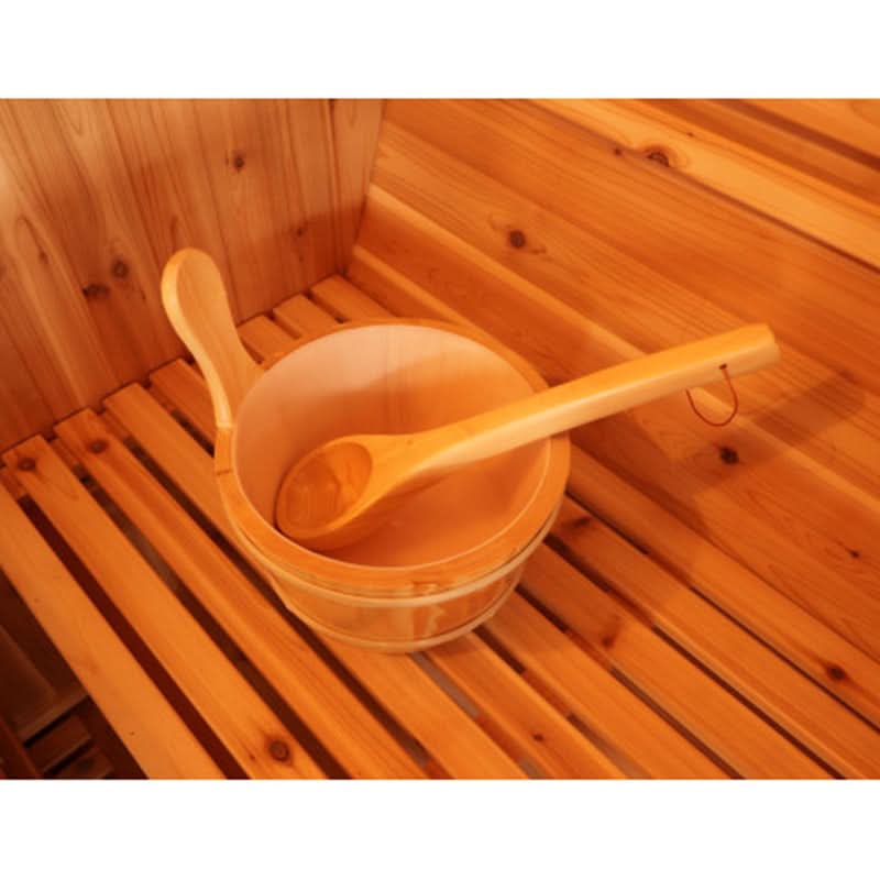 Sunray Traditional Saunas Sunray Galley 4-Person Traditional Barrel Sauna