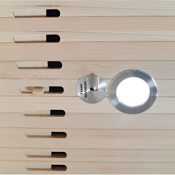 Sunray Saunas Sunray Bristol Bay 4 Person Indoor Infrared Corner Cedar Sauna