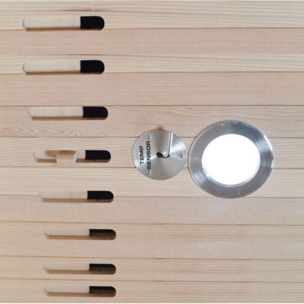 Sunray Saunas Sunray Sierra 2-Person Indoor Infrared Cedar Sauna