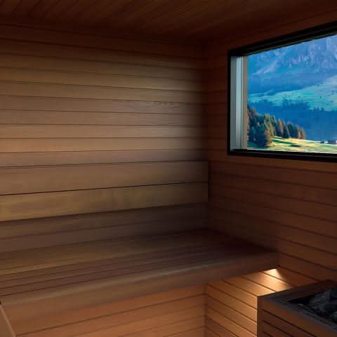 Auroom Saunas Auroom Garda 6 Person Modular Outdoor Cabin Sauna - Thermo-Pine
