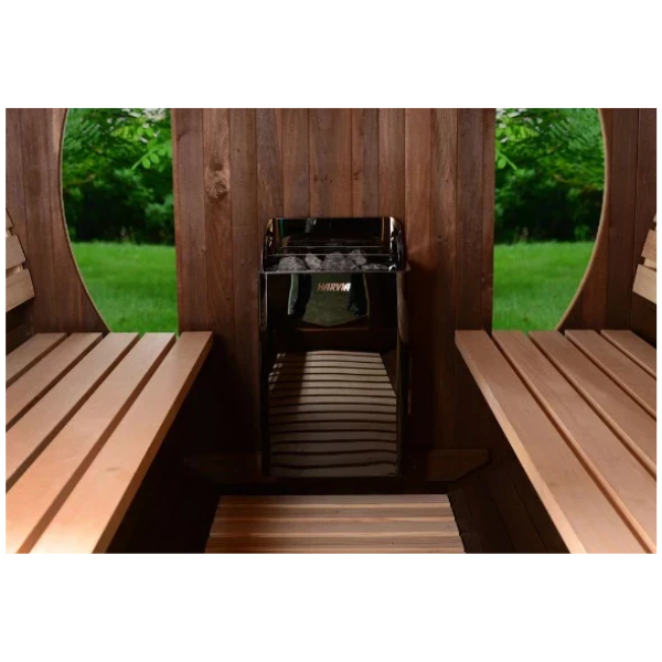 Almost Heaven Saunas Almost Heaven Phoenix 6 Person Luxury Barrel Sauna