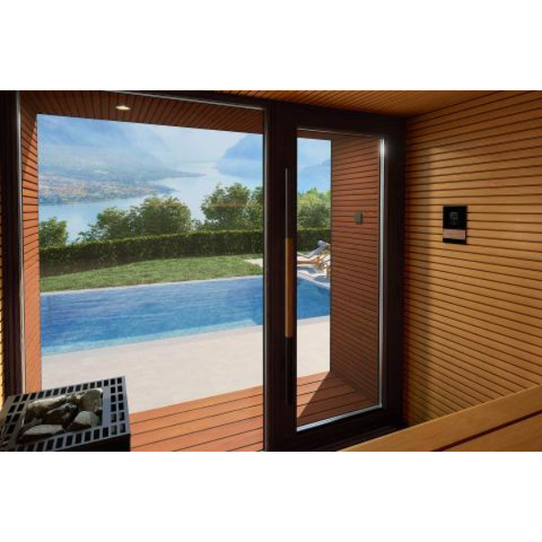 Auroom Saunas Auroom Arti 5 Person Modular Outdoor Cabin Sauna