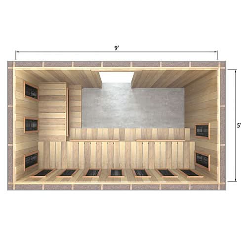 Finnmark Infrared Heater Kits Finnmark Spectrum Plus™ 5' x 9' Infrared Heater Panel Kit