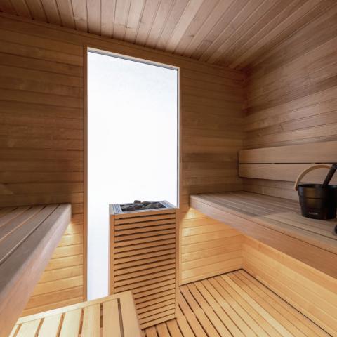 Auroom Saunas Auroom Garda 6 Person Modular Outdoor Cabin Sauna - Thermo-Pine