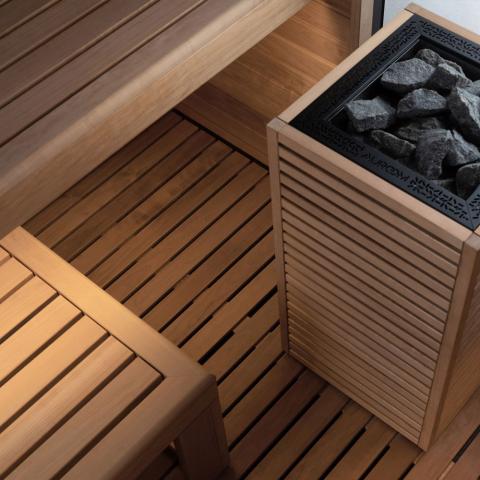 Auroom Saunas Auroom Garda 6 Person Modular Outdoor Cabin Sauna - Thermo-Pine