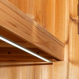 Dundalk LeisureCraft Accessories Dundalk Leisurecraft Saunalumin Single Bench Set