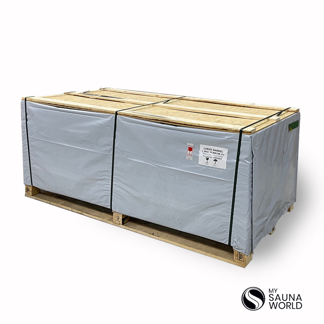 Forever Saunas Saunas Forever Saunas Thermally Treated 4-Person Sauna With Full Front Glass View - Ready to Ship!