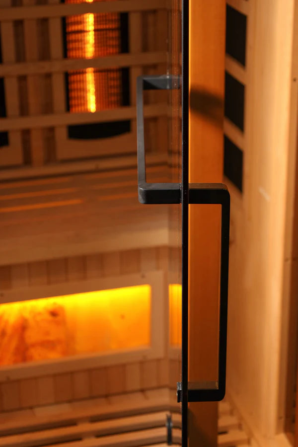Golden Designs Saunas Golden Designs 2025 Reserve Edition 1 Person Full Spectrum with Himalayan Salt Bar (GDI-8010-03)