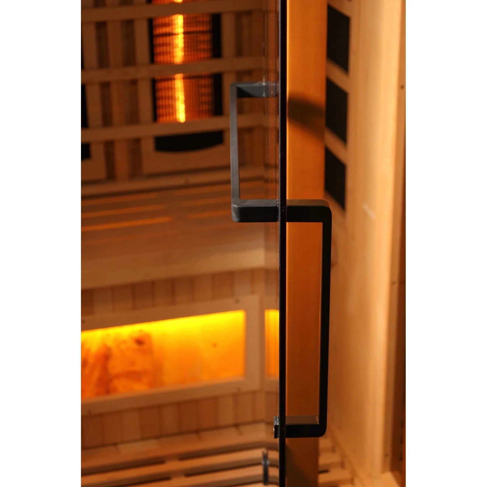 Golden Designs Saunas Golden Designs 2025 Reserve Edition 2 Person Full Spectrum with Himalayan Salt Bar (GDI-8020-03)