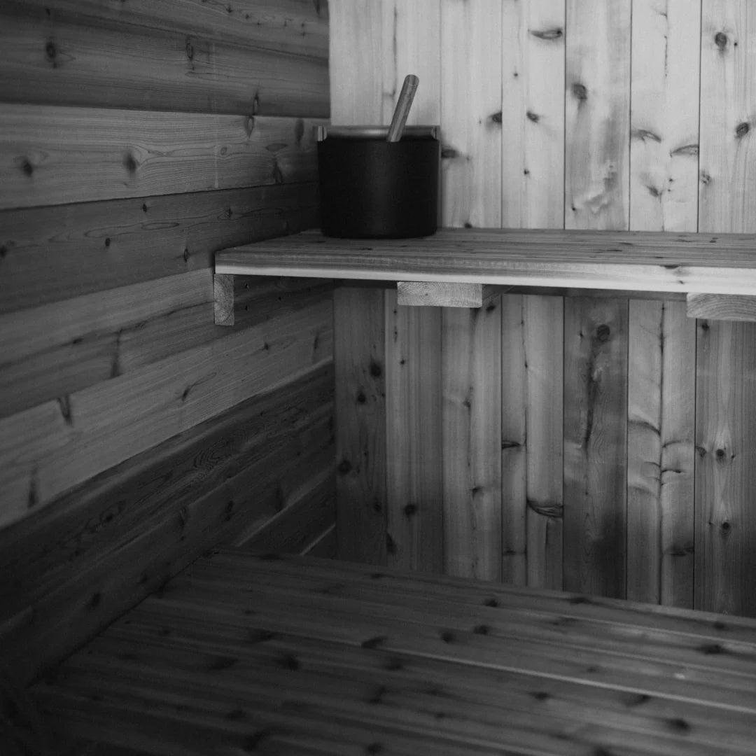 Sweat Kingdom Saunas Sweat Kingdom The Sweat Pod 2-4 Person Traditional Outdoor-Indoor Sauna Blackout Edition
