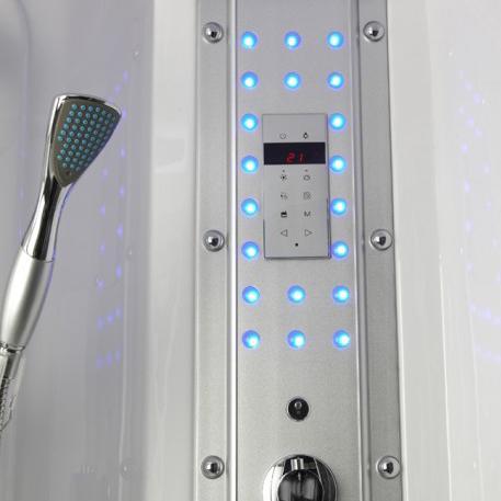 Mesa Showers Mesa WS-905 1 Person Walk-In Steam Shower with Jetted Tub - 60"L x 33"W x 85"H