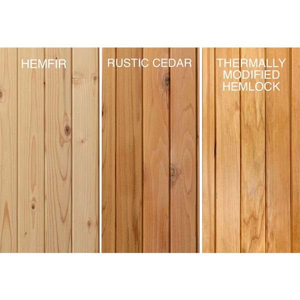 Almost Heaven Saunas Almost Heaven Huntington Canopy Barrel 6 Person Sauna