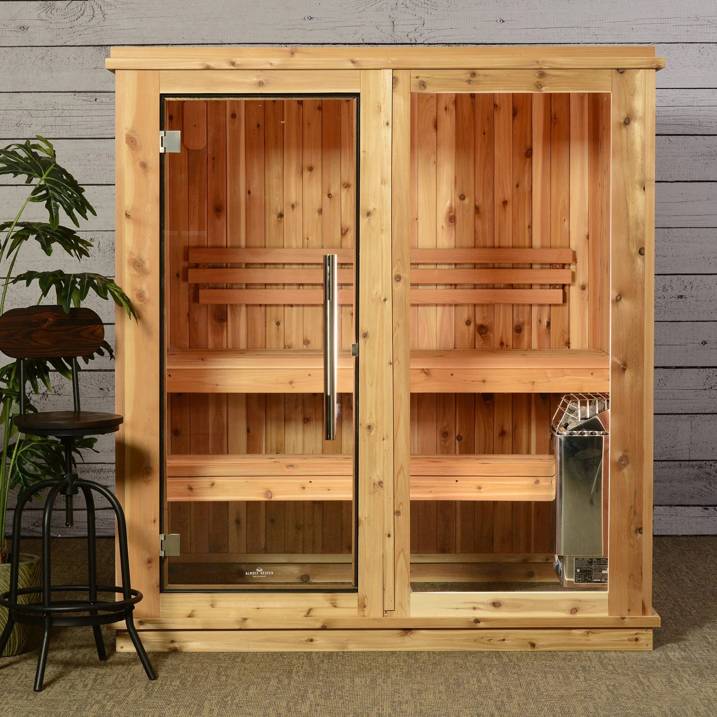 Almost Heaven Saunas Almost Heaven Rainelle 3-4 Person Indoor Sauna