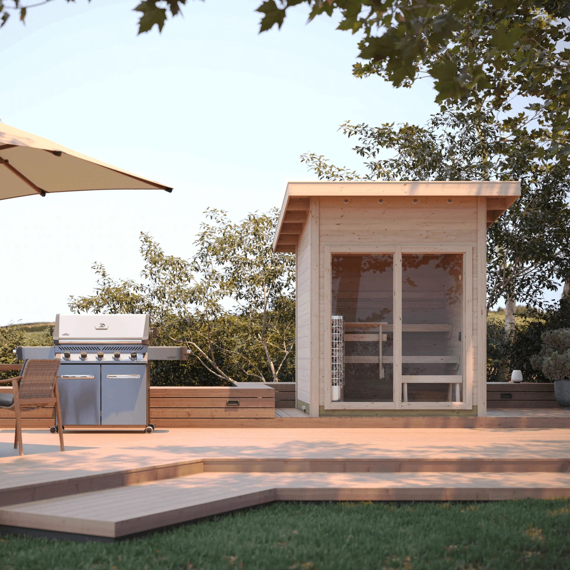 Almost Heaven Saunas Almost Heaven View Outdoor Sauna Heritage Collection